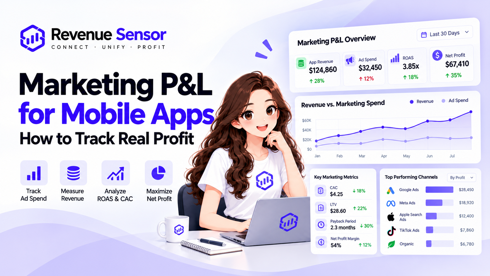 Marketing P&L for Mobile Apps: How to Track Real Profit
